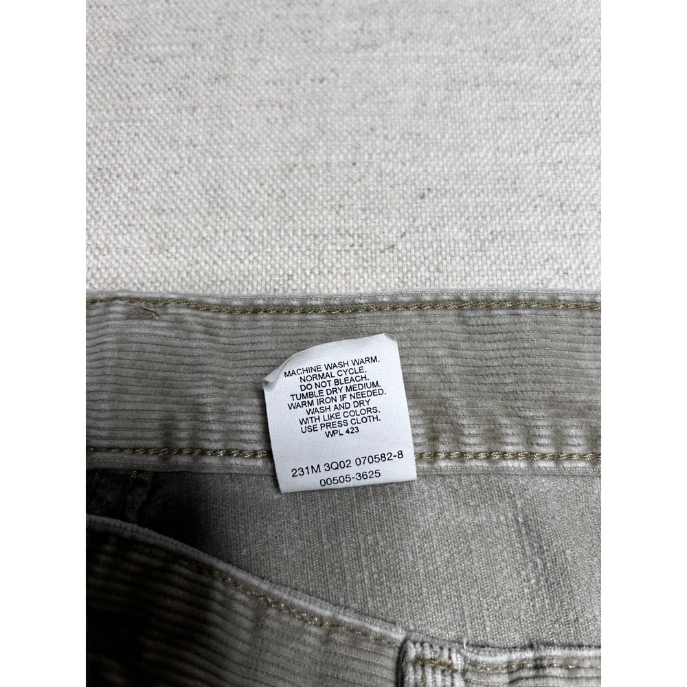 Vintage Levi's 505 Corduroy Pants Men's 36x34 Beige Regular Fit Straight Leg - Picture 3 of 12